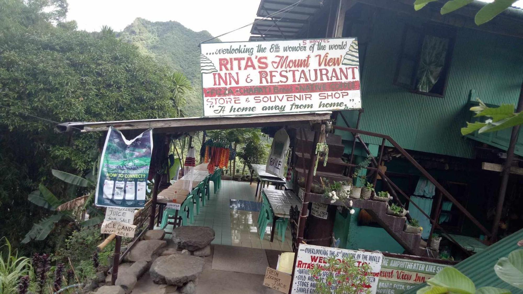 Batad Rita'S Mount View Inn And Restaurant بناو المظهر الخارجي الصورة